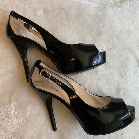 Guess patent leather heels, size 9.5 - Picture 3 of 7